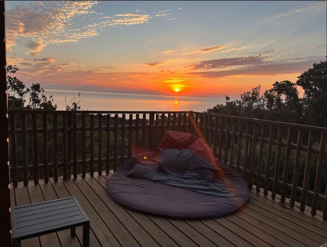 Villa L'Alpana En Bois Vue Mer A 180 Degres Sari-Solenzara Esterno foto